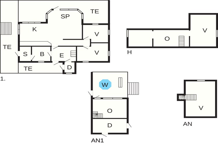 4 sterren vakantie huis in Storsteinnes-Plattegrond