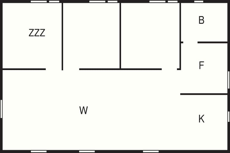 4 star holiday home in Hovborg-By Traum-Floor plan