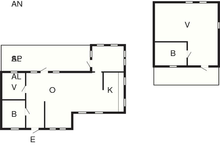5 Personen Ferienhaus in MUNKEDAL - Grundriss