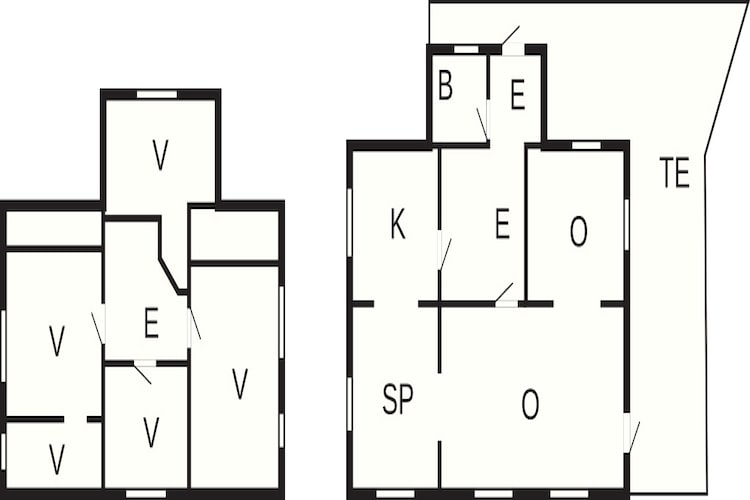 9 Personen vakantie huis in Åram-Plattegrond