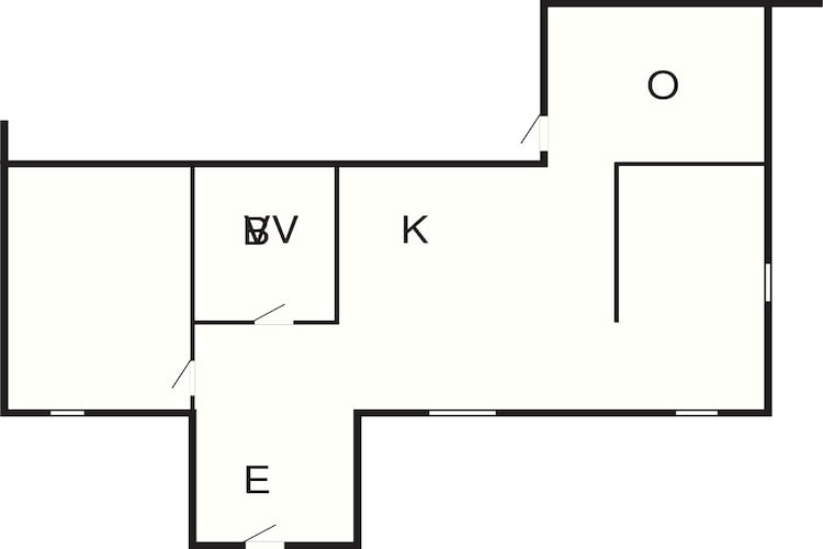 4 person holiday home in Bergsjö-Floor plan