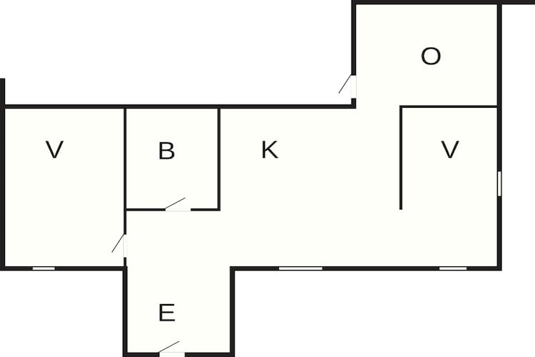 4 Personen vakantie huis in Bergsjö-Plattegrond