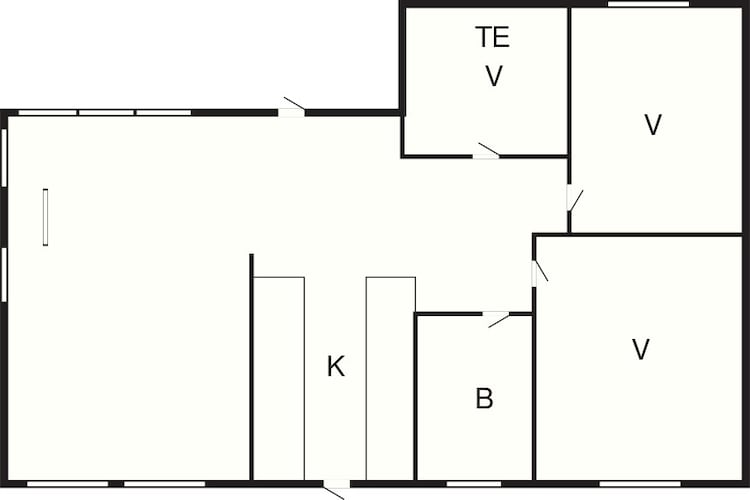 5 Personen vakantie huis in Skibby-Plattegrond
