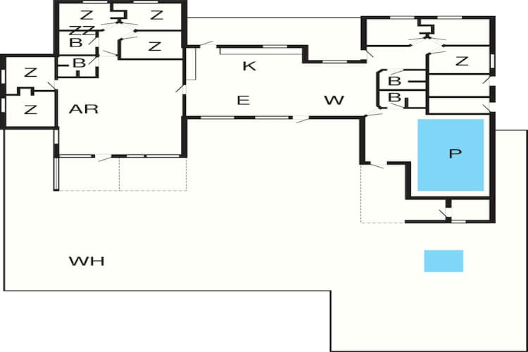5 star holiday home in Rømø-Floor plan