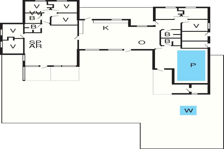 Luxe retraite in Romo -- By Traum Ferienwohnungen-Plattegrond