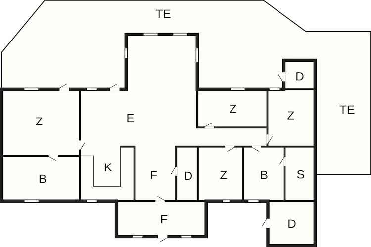 5 sterren vakantie huis in Treungen-Plattegrond