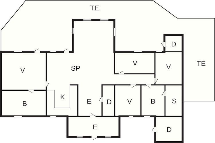 5 star holiday home in Treungen-Floor plan