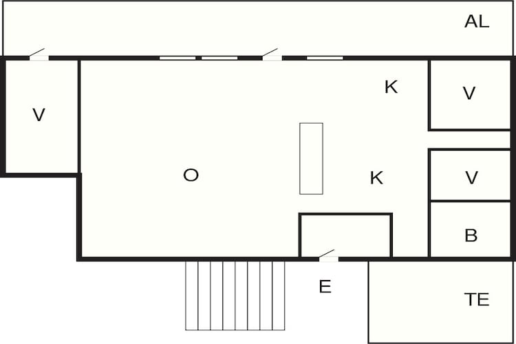 4 Sterne Ferienhaus in HOLSLJUNGA-Grundriss