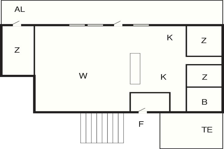 4 Sterne Ferienhaus in HOLSLJUNGA-Grundriss