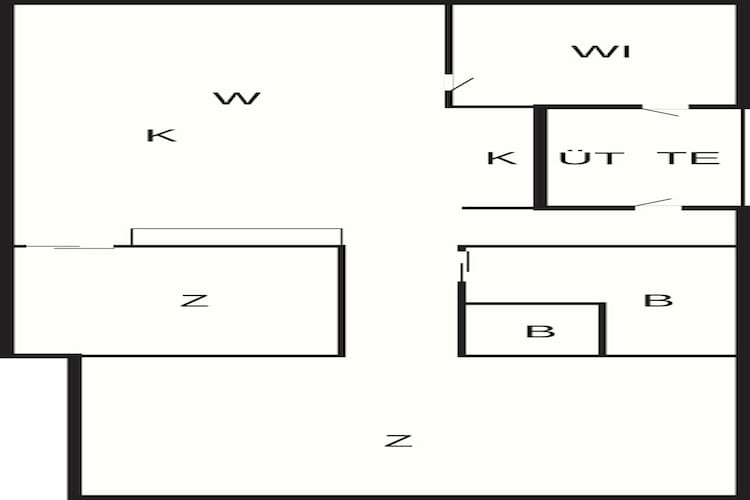 4 Personen vakantie huis in Karrebæksminde-Plattegrond