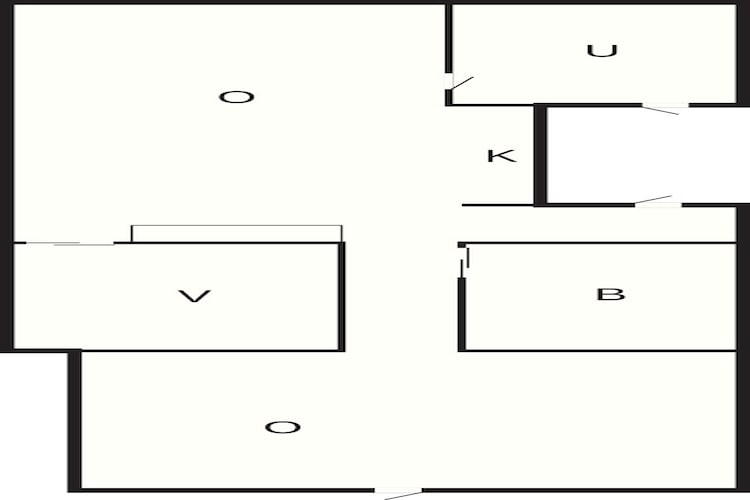 4 Personen vakantie huis in Karrebæksminde - Plattegrond