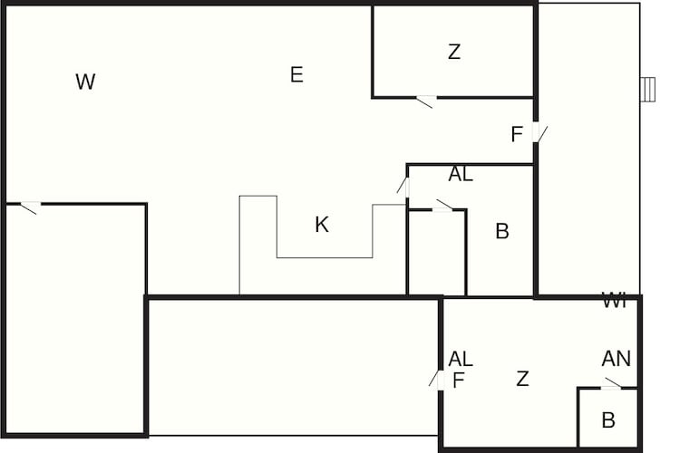 4 star holiday home in SÖLVESBORG-Floor plan