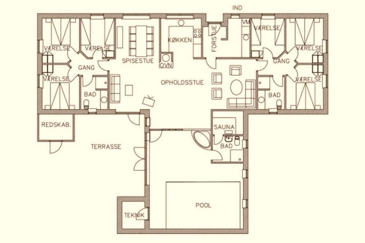 4 star holiday home in Ulfborg-Floor plan