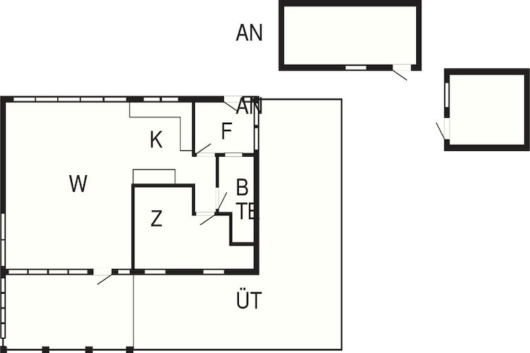 6 Personen Ferienhaus in Odder-Grundriss