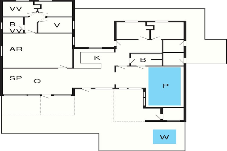 5 Sterne Ferienhaus in Otterup-Grundriss