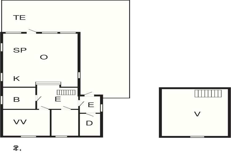 4 etoiles maison de vacances a Naustbukta - Plan