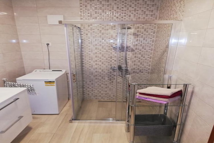 Apartments Marko - Two Bedroom Apartment with Terrace with Sea View (A4)-Badezimmer