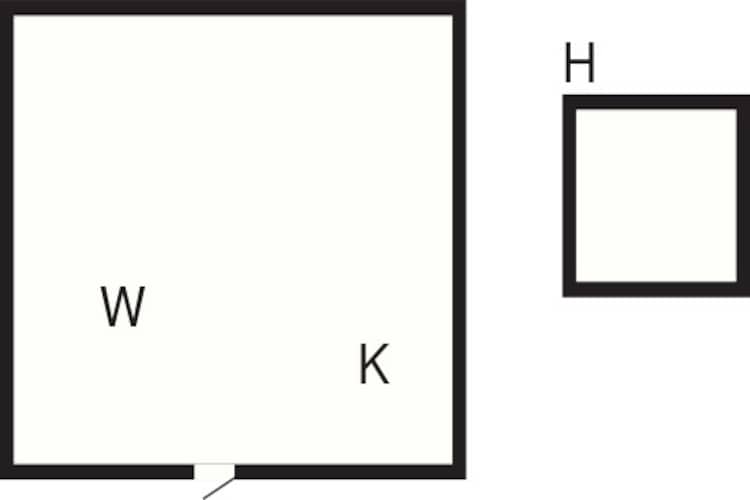 Vesterhavshytte til 4 Personer-Floor plan