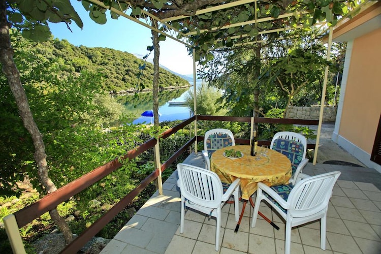 Apartments Villa Cebalo Korčula - Standard One Bedroom Apartment with Terrace and Sea View   EMA-Terrasse