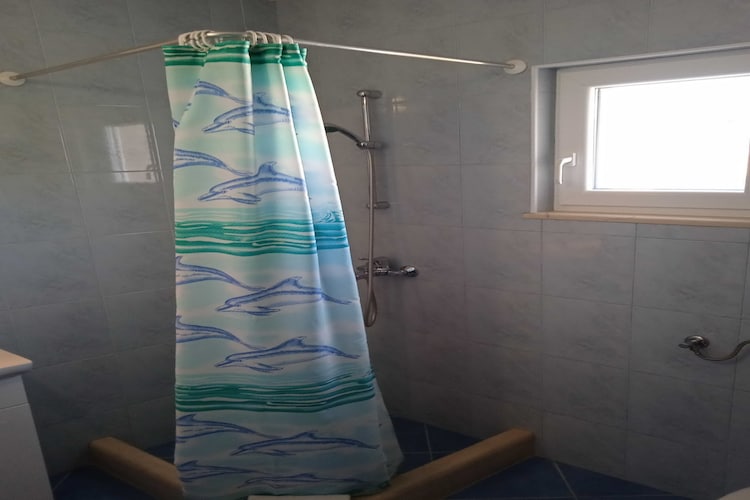 Apartments Ana Lopud - Double Room with Balcony and Sea View - (1 floor)-Badezimmer