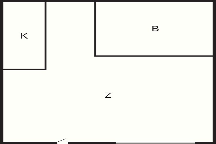 Luksus hytte til 6 personer-Plattegrond
