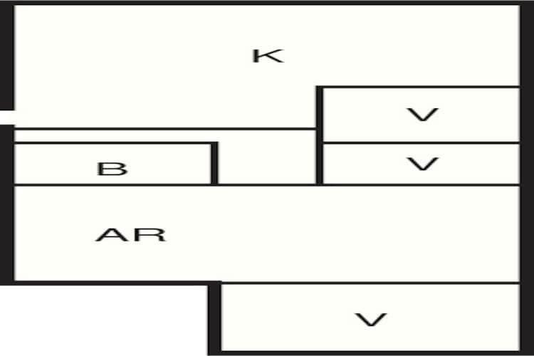 6 person holiday home in Herning-Floor plan