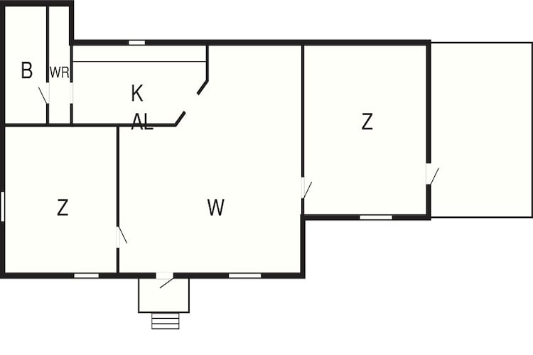 Maison de vacances pour 5 a FJÄLLBACKA-Plan d'étage