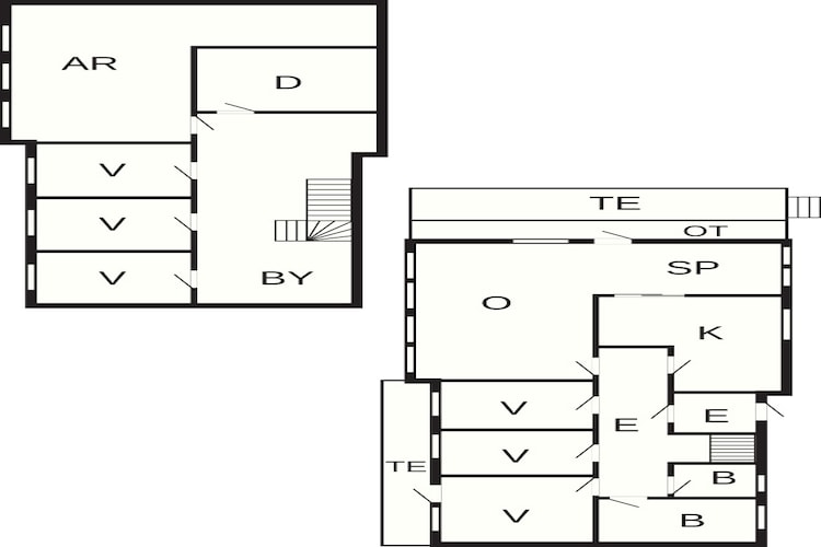 12 Personen vakantie huis in Davik-Plattegrond