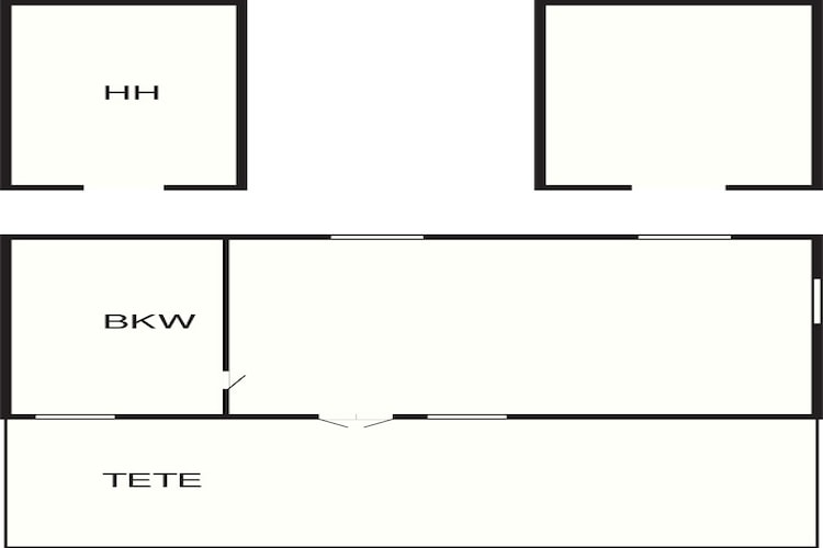 Maison de vacances pour 4 personnes-Plan d'étage