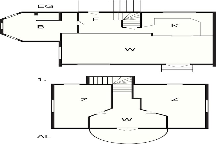6 person holiday home in Hadsund-Floor plan