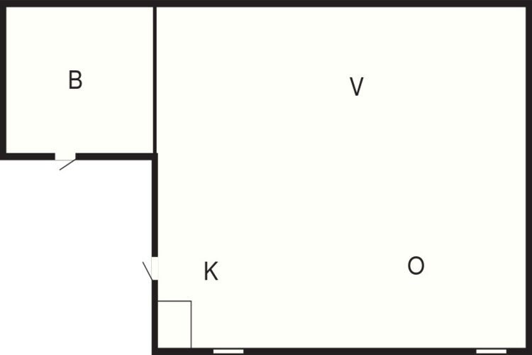 4 persoons vakantiehuis in Hoor-Plattegrond