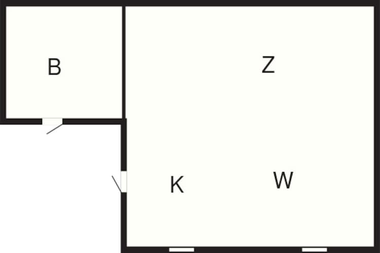 Centraal gelegen vakantiehuis in Hoor-Plattegrond