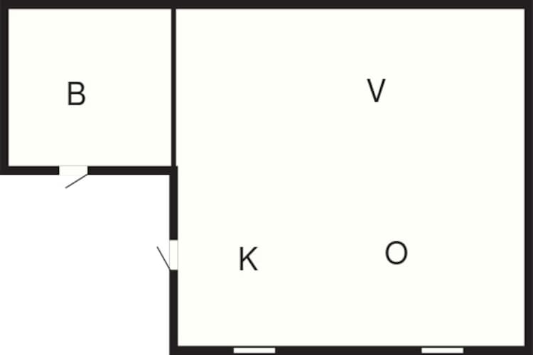 Vakantiehuis in Hoor met zwembad-Plattegrond