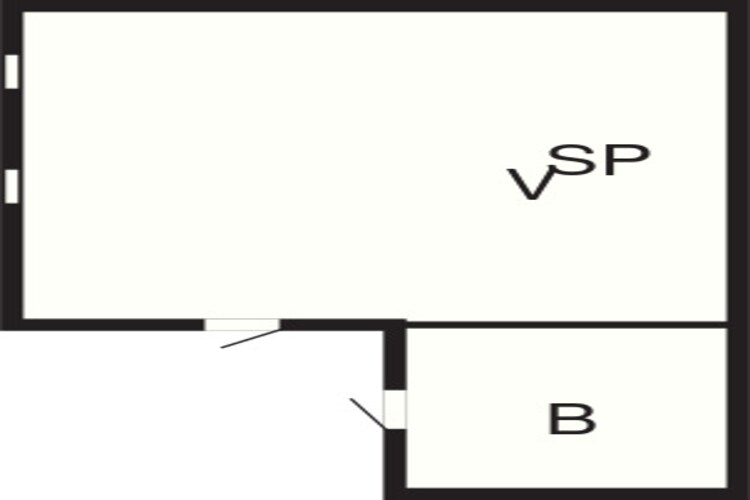 Schilderachtig vakantiehuis in Hoor-Plattegrond