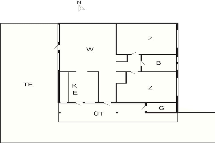 5 Personen vakantie huis in Aabenraa-By Traum-Plattegrond