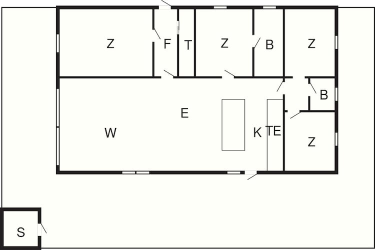 5 sterren vakantie huis in Vestervig-By Traum - Plattegrond
