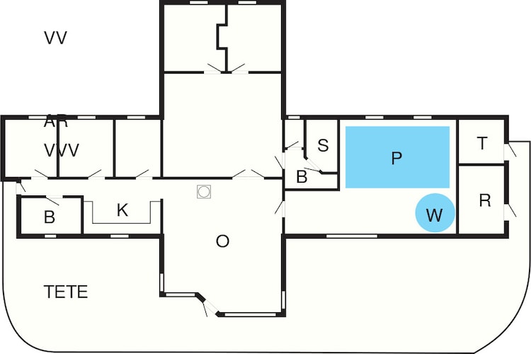 4 star holiday home in Løkken-By Traum-Floor plan