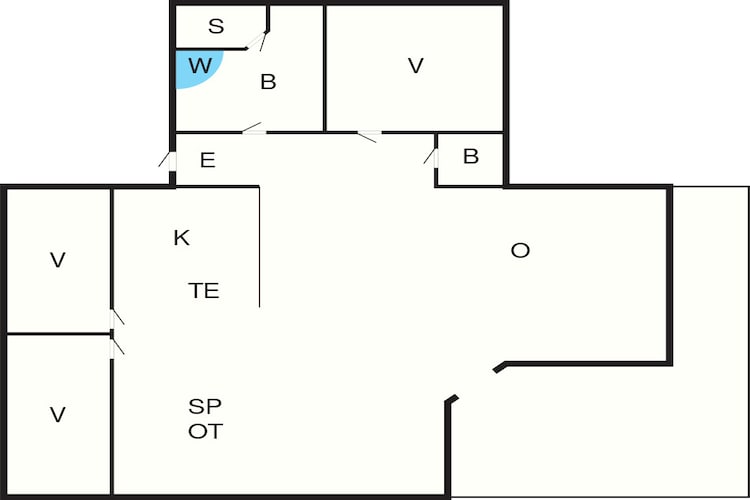 4 star holiday home in Vestervig-By Traum-Floor plan