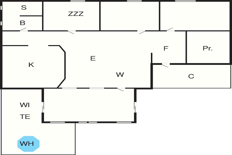 4 Sterne Ferienhaus in OSKARSTRÖM-Grundriss