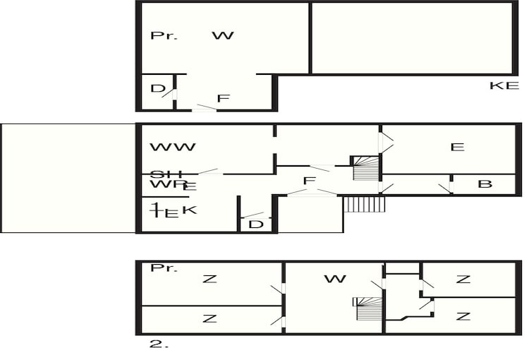 Maison de vacances pour 10 a TVEDESTRAND-Plan d'étage