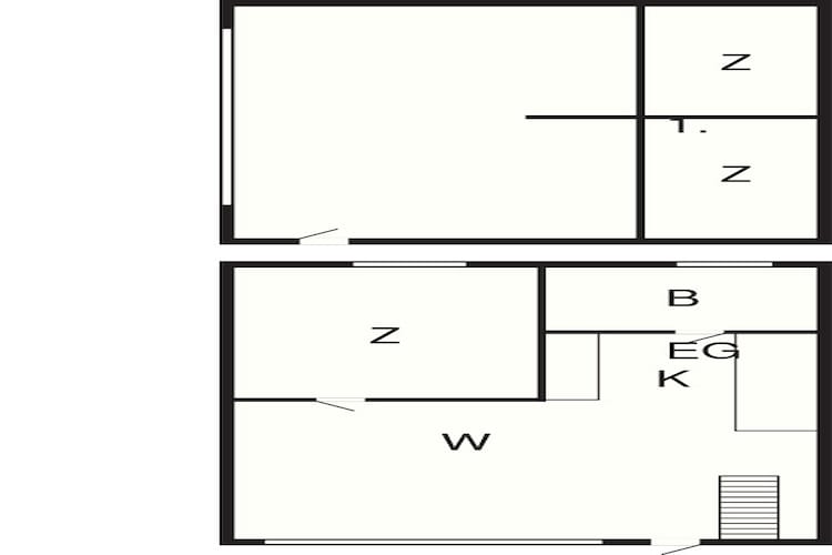 4 etoiles maison de vacances a Hemmet-Plan d'étage