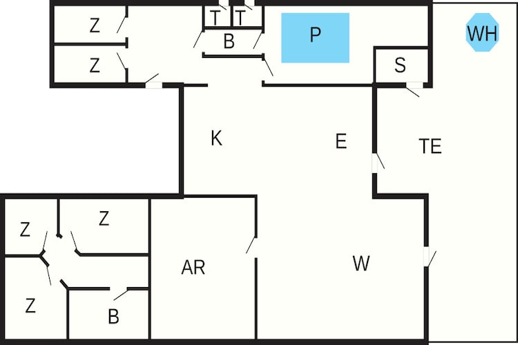5 sterren vakantie huis in Dronningmølle-Plattegrond