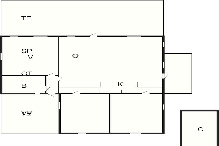 4 etoiles maison de vacances a Dannemare-Plan d'étage