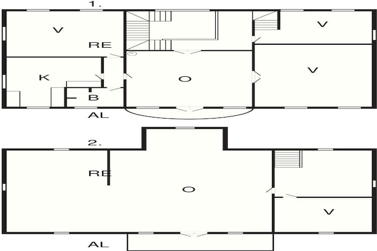 4 Sterne Ferienhaus in Ørsted-Grundriss