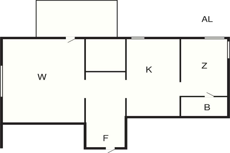 Maison de vacances pour 3 a ÅBY-Plan d'étage