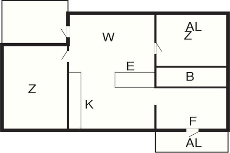 6 Personen vakantie huis in BORGHOLM - Plattegrond