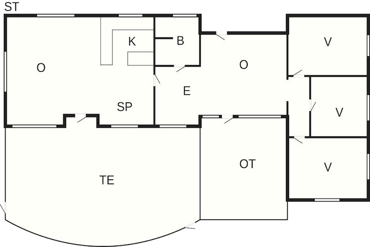 8 Personen vakantie huis in Asnæs-Plattegrond