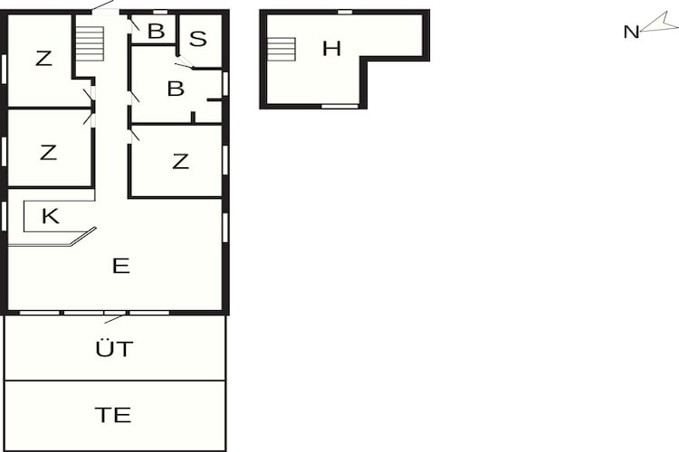 5 Sterne Ferienhaus in Oksbøl - Grundriss
