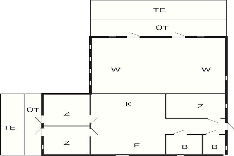 4 sterren vakantie huis in Væggerløse-Plattegrond