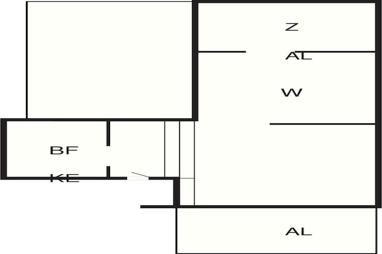 4 person holiday home in FIGEHOLM-Floor plan